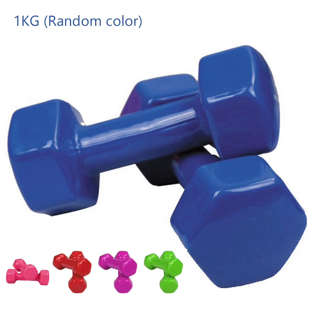 Mancuernas hexagonales antideslizantes – Fitness y tonificación